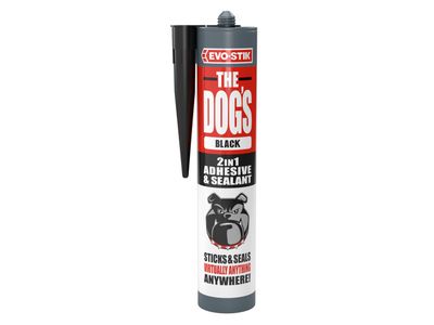 EVO-STIK EVOTDBBL The Dog&#39;s B*ll*cks Multipurpose Adhesive &amp; Sealant  Black 290ml