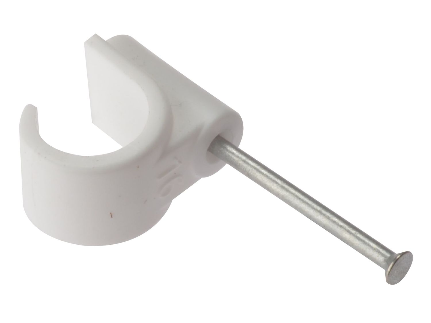 ForgeFix FORPCMN22 Pipe Clip with Masonry Nail 22mm Box 100