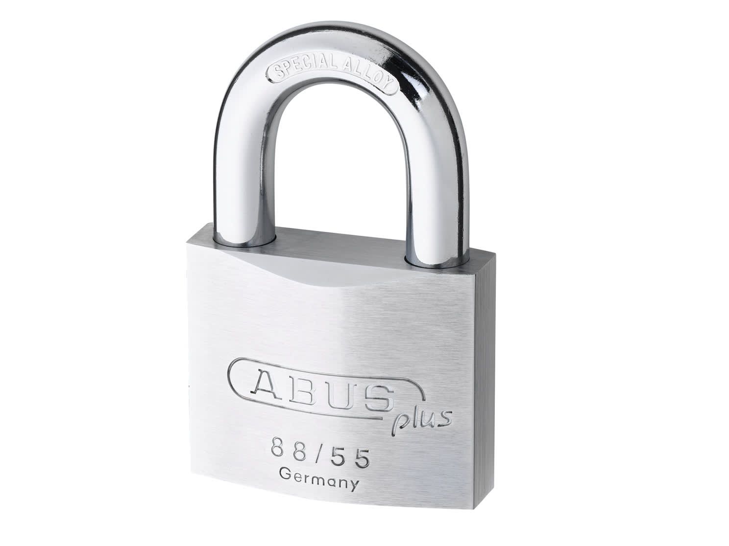 ABUS Mechanical ABU8850C 88RK/50mm Brass PLUS Cylinder Padlock Rekeyable Carded