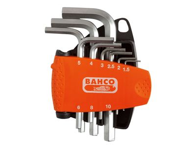 Bahco BAHBE9878 BE-9878 Metric Hex L-Key Set, 9 Piece