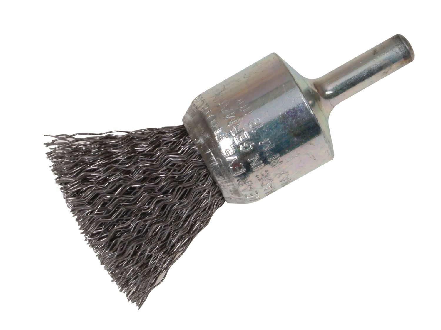 Lessmann LES453161 End Brush with Shank 23/22 x 25mm, 0.30 Steel Wire