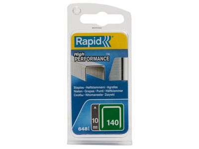 Rapid RPD14010NB 140/10NB 10mm Galvanised Staples (Narrow Box 650)