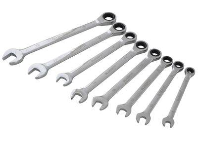 BlueSpot Tools B/S04310 Ratchet Spanner Set, 8 Piece
