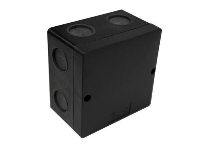 Dencon DCNJB100B IP66 Junction Box Black 100 x 100mm