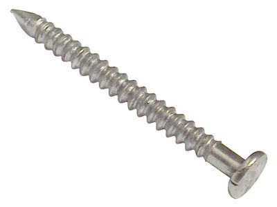 ForgeFix FORAR25B500 Annular Ring Shank Nail Bright Finish 25mm Bag Weight 500g