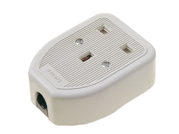 Dencon DCN9413WNB Rubber Trailing Socket 13A 1-Gang White