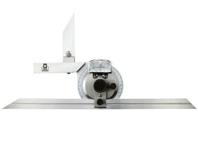 Moore &amp; Wright MAW50001 MW500-01 Universal 360° Bevel Protractor with 150/300mm Blades