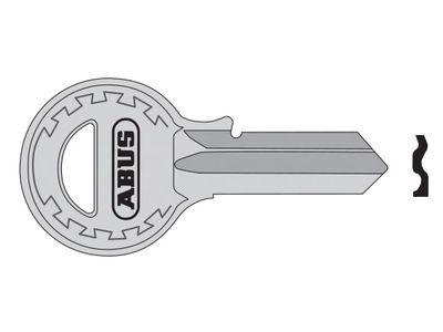 ABUS Mechanical ABUKB00682 T84/40 40mm Left Hand Key Blank 08682