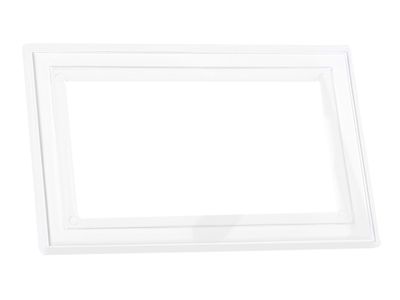 Dencon DCN88052NB Clear Finger Plate 2-Gang