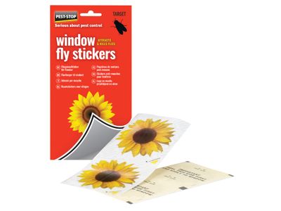 Pest-Stop (Pelsis Group) PRCPSWFS Window Fly Stickers (Pack 4)