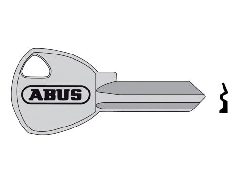 ABUS Mechanical ABUKB11406 65/25 25mm New Profile Key Blank