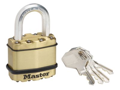 Master Lock MLKM1B Excell™ Brass Finish 45mm Padlock 4-Pin