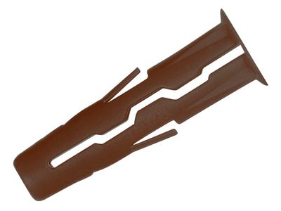 Rawlplug RAW68557 Brown UNO Plugs 7 x 30mm (Pack 1000)