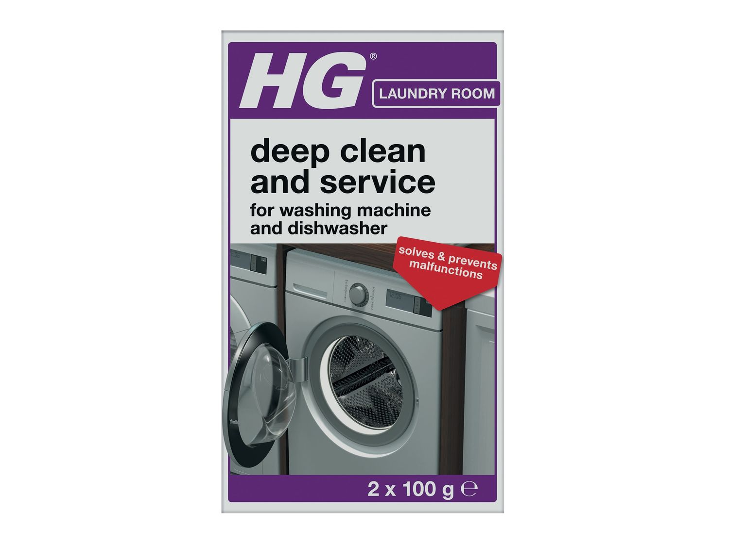 HG H/G248020106 Deep Clean &amp; Service for Washing Machines &amp; Dishwashers 200g