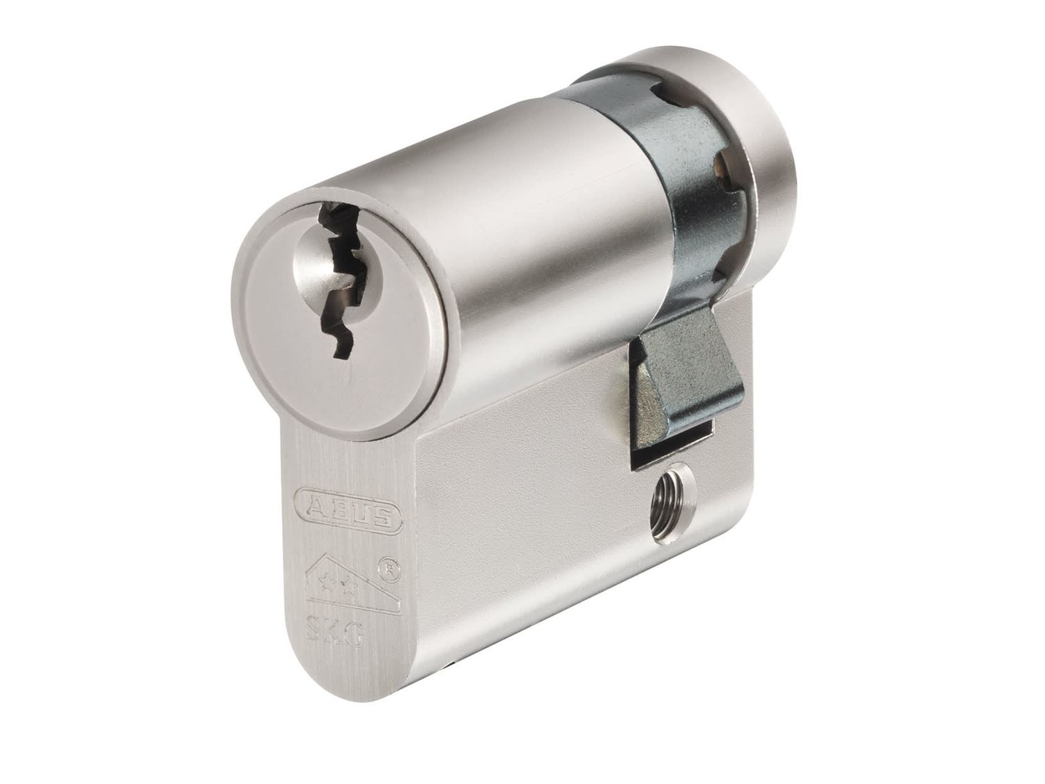 ABUS Mechanical ABUE60N1030C E60NP Euro Half Cylinder Nickel Pearl 10mm / 30mm Visi