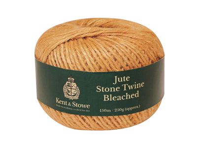 Kent &amp; Stowe K/S70100830 Jute Twine Bleached Stone 150m (250g)