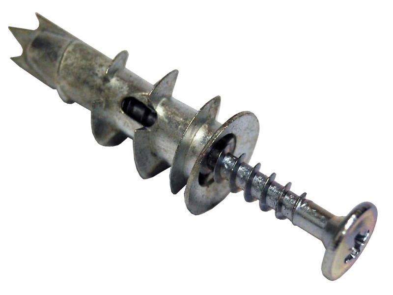 ForgeFix MSP420 Cavity Wall Zinc Speed Plug 4.5 x 35mm (100)