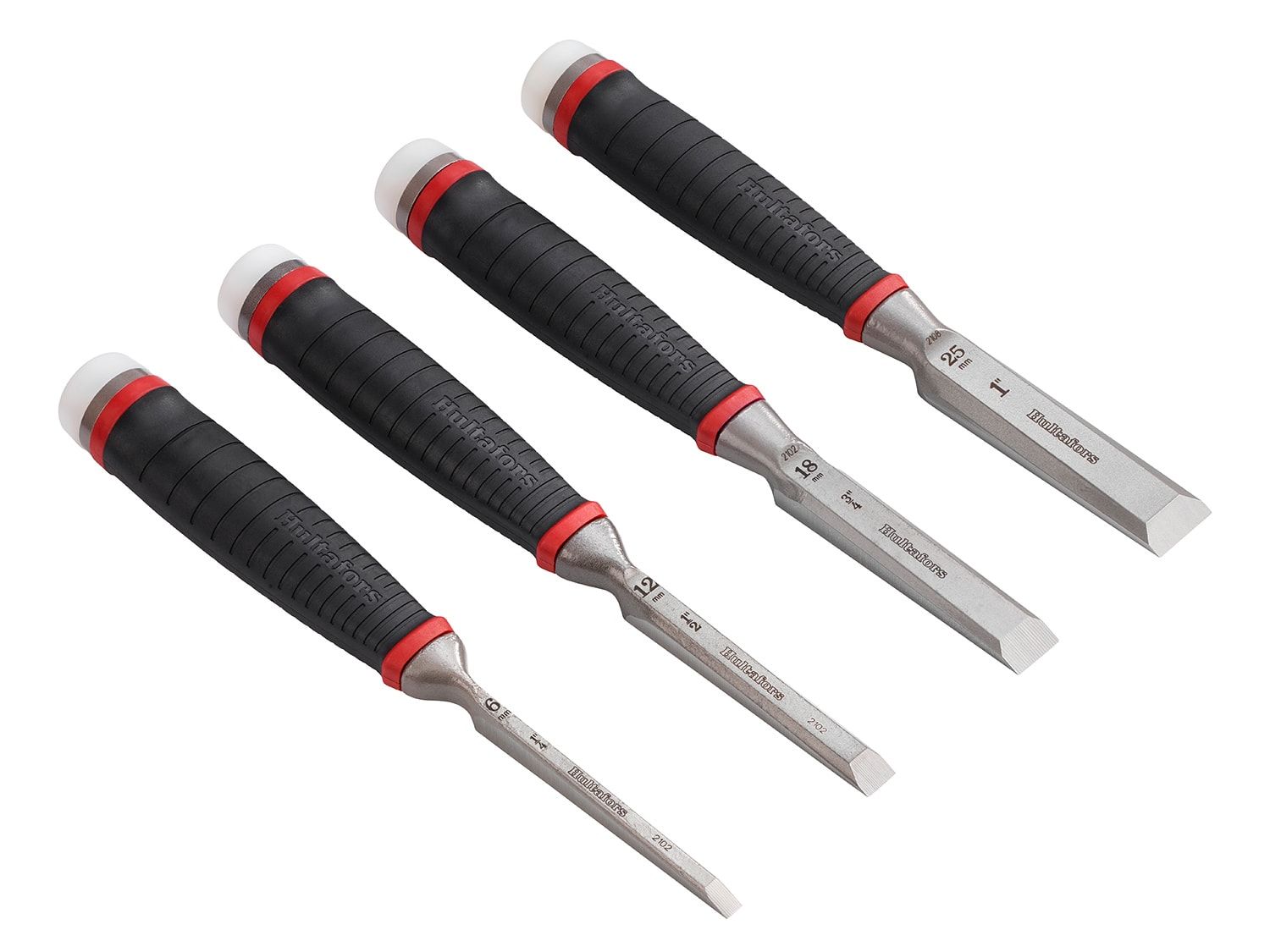 Hultafors HUL390671 HDCS4 Heavy-Duty Chisel Set, 4 Piece (6-25mm)