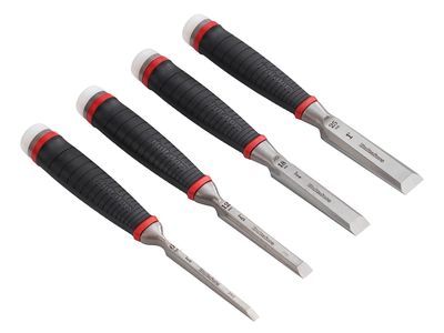 Hultafors HUL390671 HDCS4 Heavy-Duty Chisel Set, 4 Piece (6-25mm)