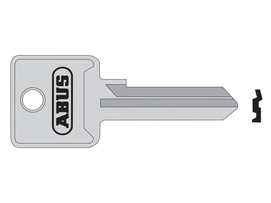 ABUS Mechanical ABUKB02698 85/70 Left Hand Key Blank