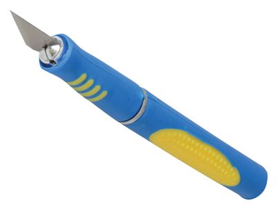 BlueSpot Tools B/S29612 Soft Grip Precision Knife &amp; Blades