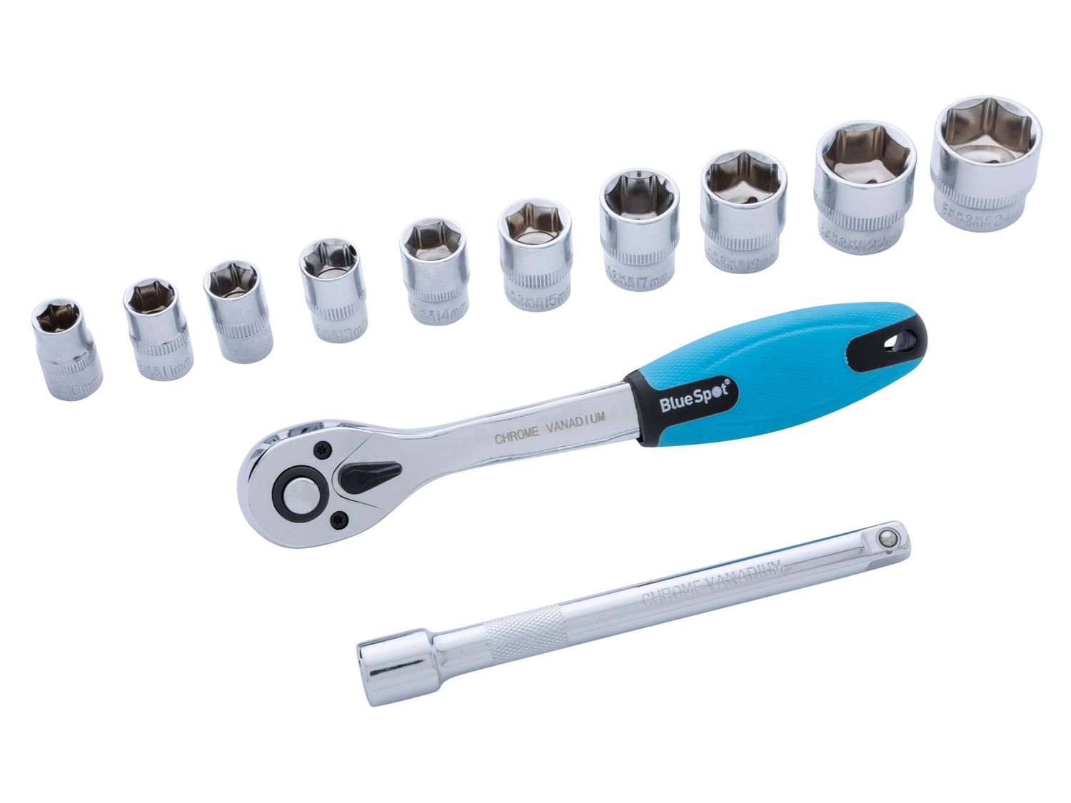 BlueSpot Tools B/S01502 3/8in Drive Socket Set of 12