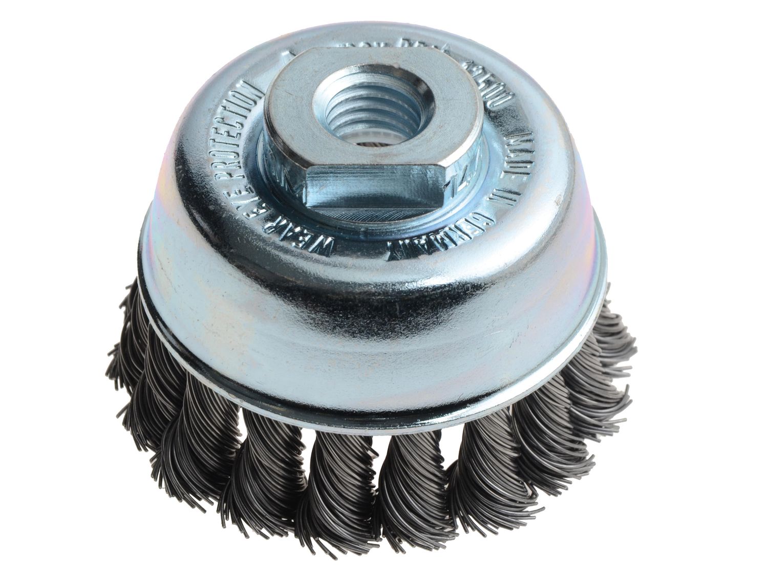 Lessmann LES482217 Knot Cup Brush 65mm M14x2.0, 0.50 Steel Wire