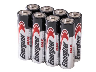 Energizer ENGMAXPAA8 MAX AA Alkaline Batteries (Pack 4 + 4 Free)