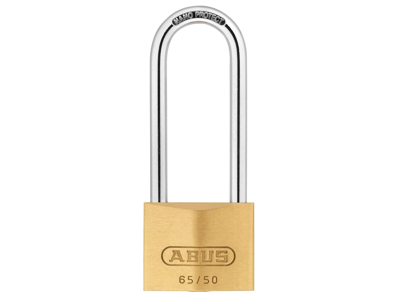 ABUS Mechanical ABUKA12020 65/50mm Brass Padlock 80mm Long Shackle Keyed Alike 6504