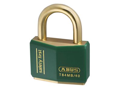 ABUS Mechanical ABUT8440GRE T84MB/40mm Green Rustproof Padlock