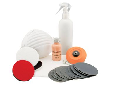 Flexipads World Class FLEGP202 GLACIER Advanced Glass Polishing Kit