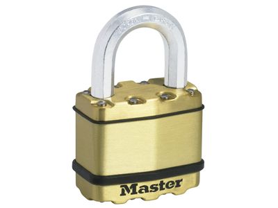 Master Lock MLKM5B Excell™ Brass Finish 50mm Padlock 4-Pin