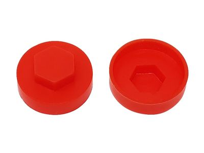 ForgeFix FORTFCC19PR TechFast Cover Cap Poppy Red 19mm (Pack 100)