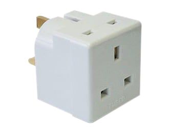 Dencon DCN5685NB 2 Way Adaptor 13A Fused