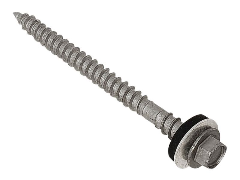 ForgeFix FORTFHW63100 TechFast Composite Panel to Timber Hex Screw T17 Gash Point 6.3 x 100mm Box 100