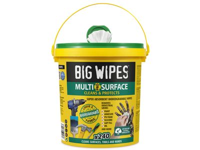 Big Wipes BGW2447 Multi-Surface Bio Pro+ Antiviral XL Wipes (Tub 240)