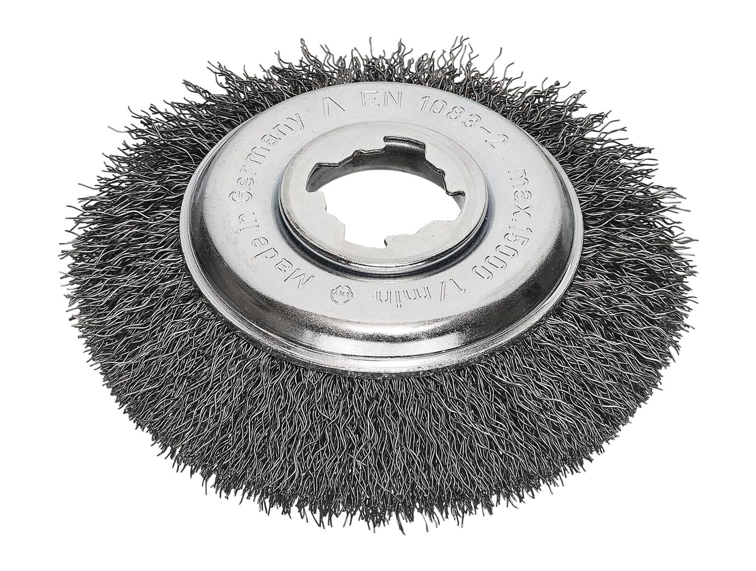 Lessmann LES42317X X-Lock Crimped Steel Bevel Brush 115mm Non Spark