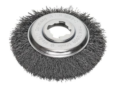 Lessmann LES42317X X-Lock Crimped Steel Bevel Brush 115mm Non Spark
