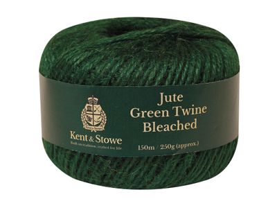 Kent &amp; Stowe K/S70100825 Jute Twine Bleached Green 150m (250g)