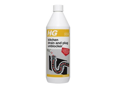 HG H/G481100106 Kitchen Drain and Plug Unblocker 1 litre
