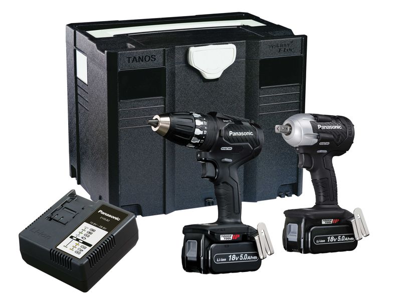 Panasonic PANC232LJ EYC232LJ Twin Pack 18V 2 x 5.0Ah Li-ion