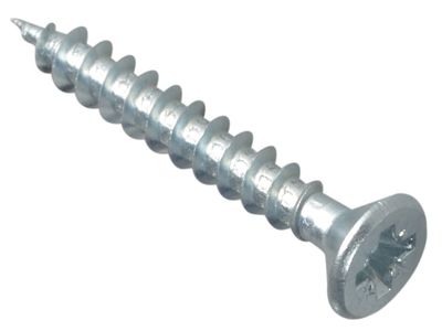 ForgeFix FORMPS430ZP Multi-Purpose Pozi Compatible Screw CSK ST ZP 4 x 30mm Box 200