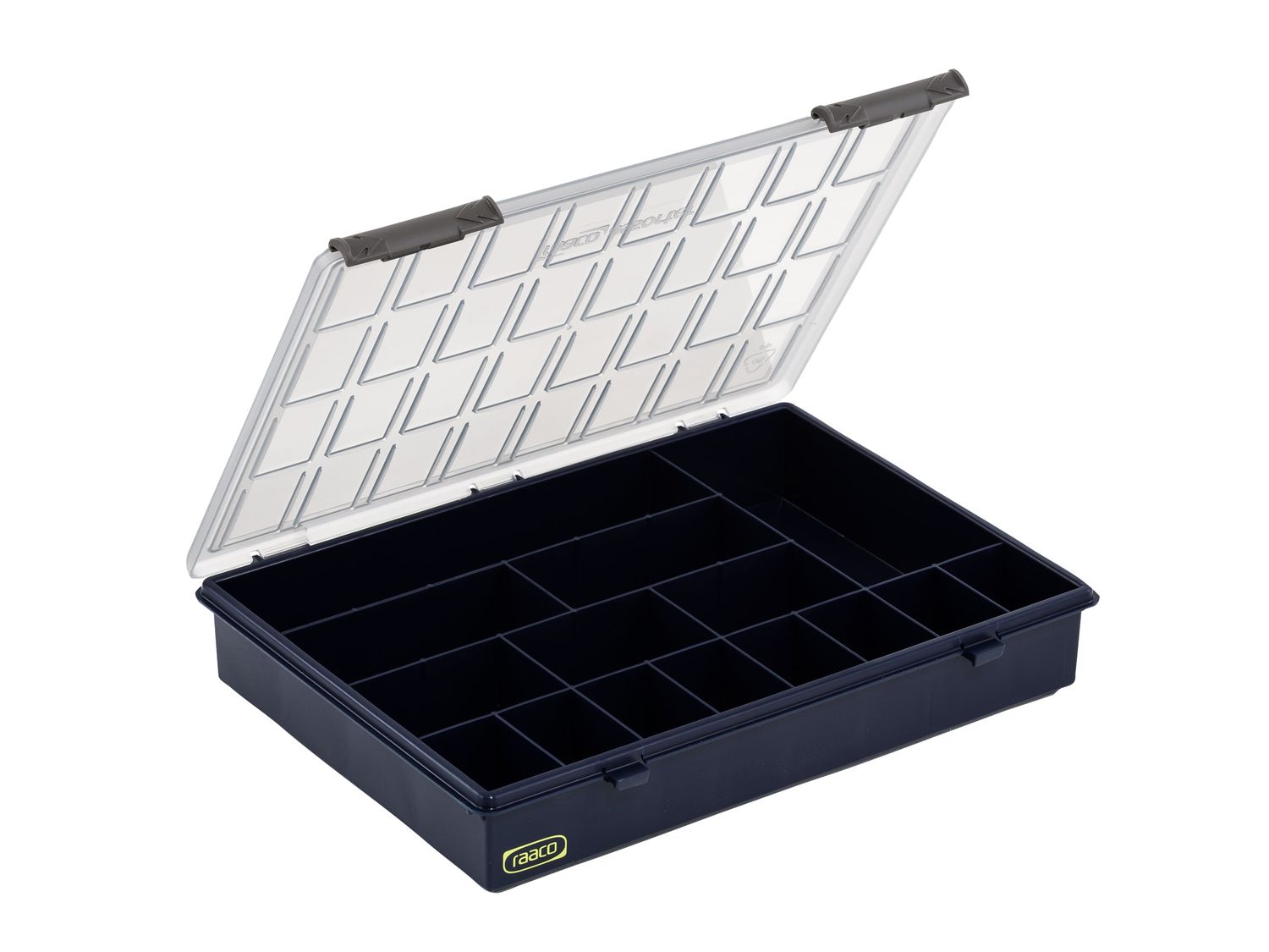 Raaco RAA136174 A4 Profi Service Case Assorter 15 Fixed Compartments