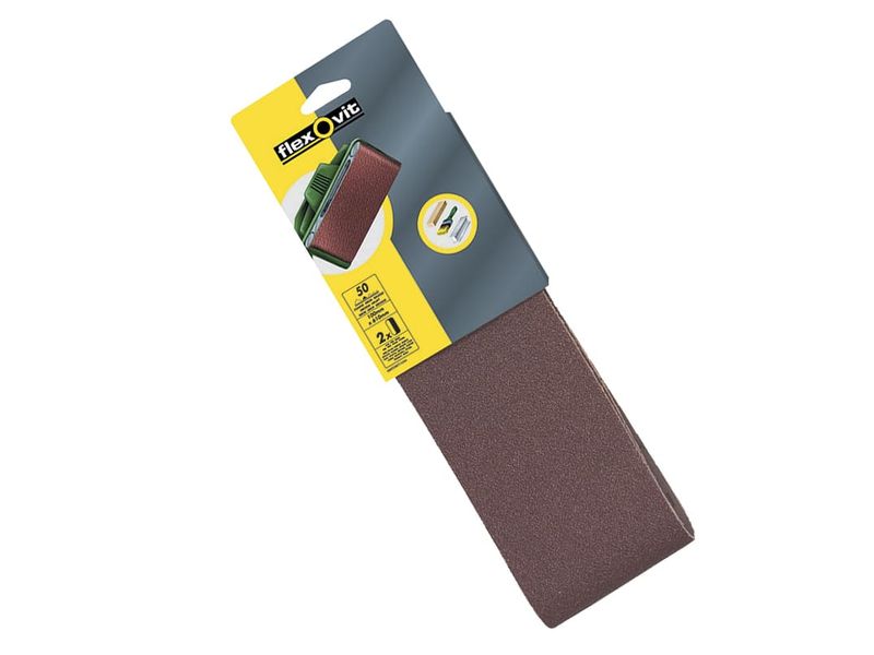 Flexovit FLV26479 Cloth Sanding Belt 610 x 100mm Fine 120G (Pack 2)