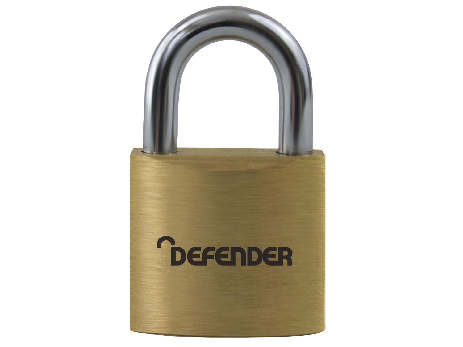 DEFENDER DEFBP2T Brass Padlock Twin Pack 20mm