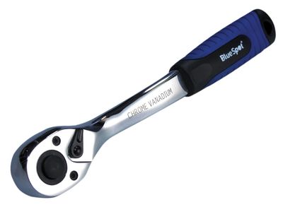 BlueSpot Tools B/S2014 Soft Grip Ratchet 72 Teeth 1/2in Drive