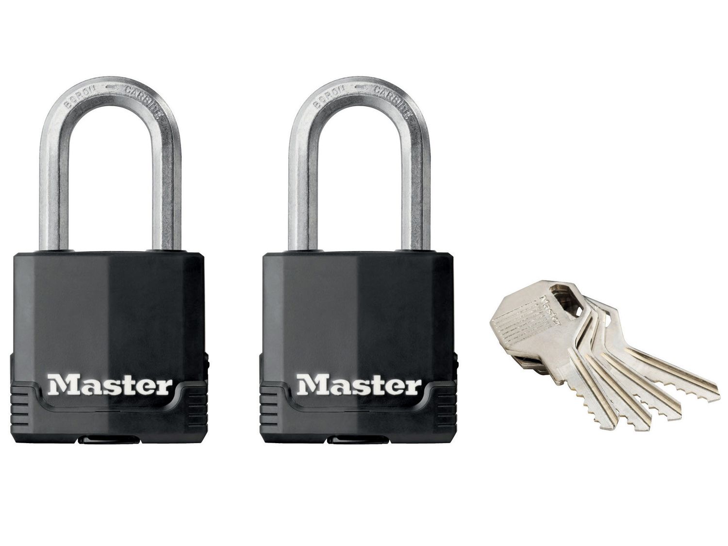 Master Lock MLKM115TLF Excell™ Weather Tough 45mm Padlock 4-Pin - Keyed Alike x 2