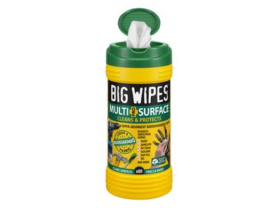 Big Wipes BGW2440 Multi-Surface Bio Pro+ Antiviral Wipes (Tub 80)