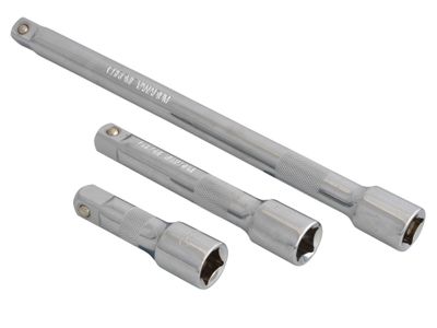 BlueSpot Tools B/S02070 1/2in Square Drive CV Extension Bar Set 3 Piece