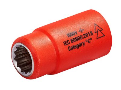 ITL Insulated ITL01420 Insulated 1/2in Drive Socket 17mm